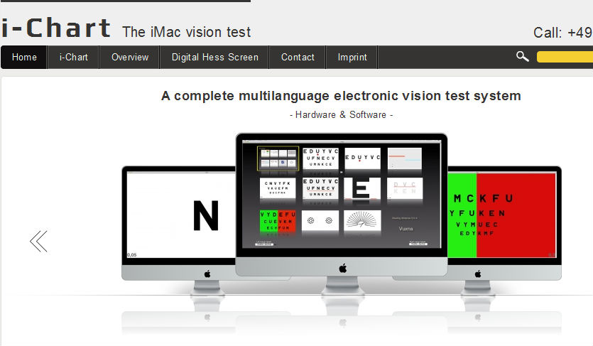 iChart - The iMac Visiontest